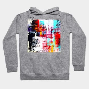 Summertime Exchange Abstract Painting Hoodie